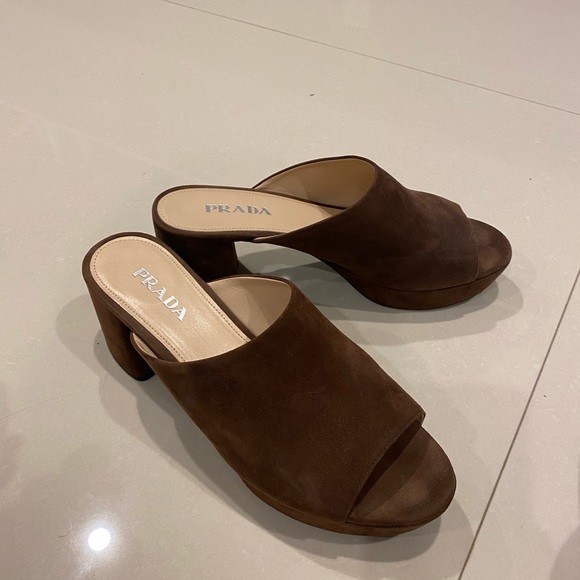 Prada suede mules - Picture 1 of 5
